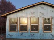 Renovation Insulation and trim beginning