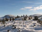 Snow at the Craters